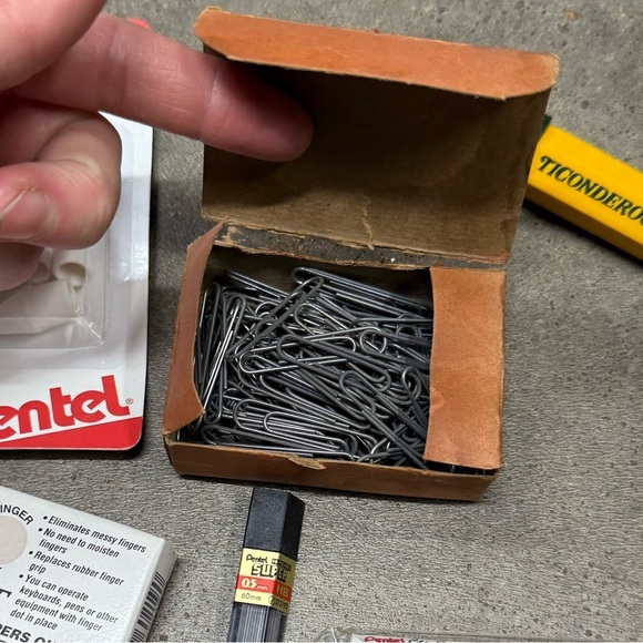 Vintage School Office Supply Lot NOS Scripto Pentel Erasers Leads Sharpeners - Picture 7 of 9